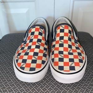 checkered vanz